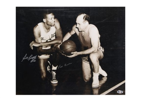 Bill Russell and Red Auerbach Signed 16x20 Photo